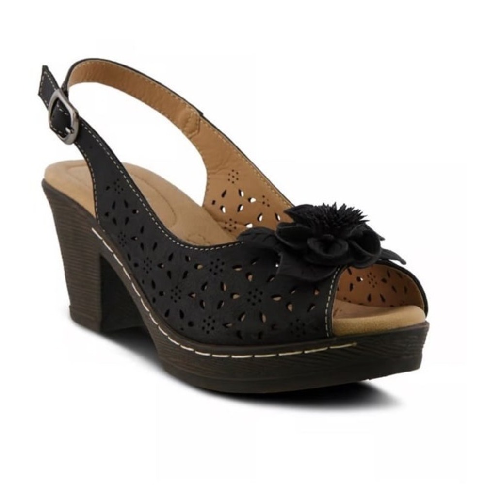 Patrizia Shoes Women's Doriday Peep Toe Sandal size 9.5